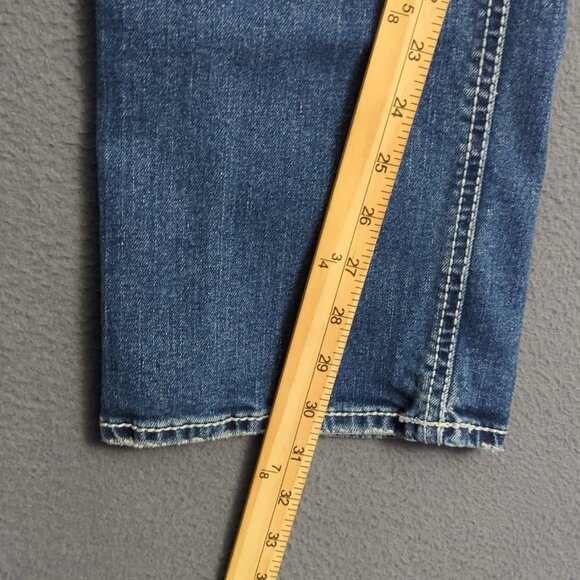 Rock & Roll Jeans Men's 33x32 Fits 33x30 Blue Revolver Straight - Picture 7 of 12